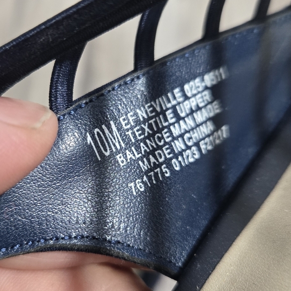 East 5th Womens Neville Round Peep Toe Block Heel Pumps New Sz 10 No Box Blue - Picture 6 of 13